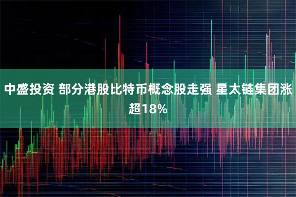 中盛投资 部分港股比特币概念股走强 星太链集团涨超18%