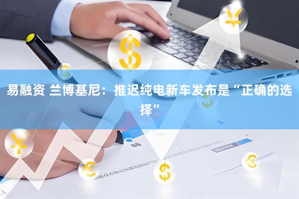 易融资 兰博基尼：推迟纯电新车发布是“正确的选择”