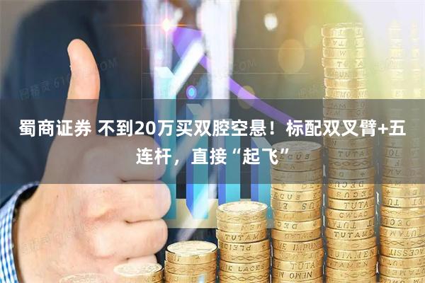 蜀商证券 不到20万买双腔空悬！标配双叉臂+五连杆，直接“起飞”